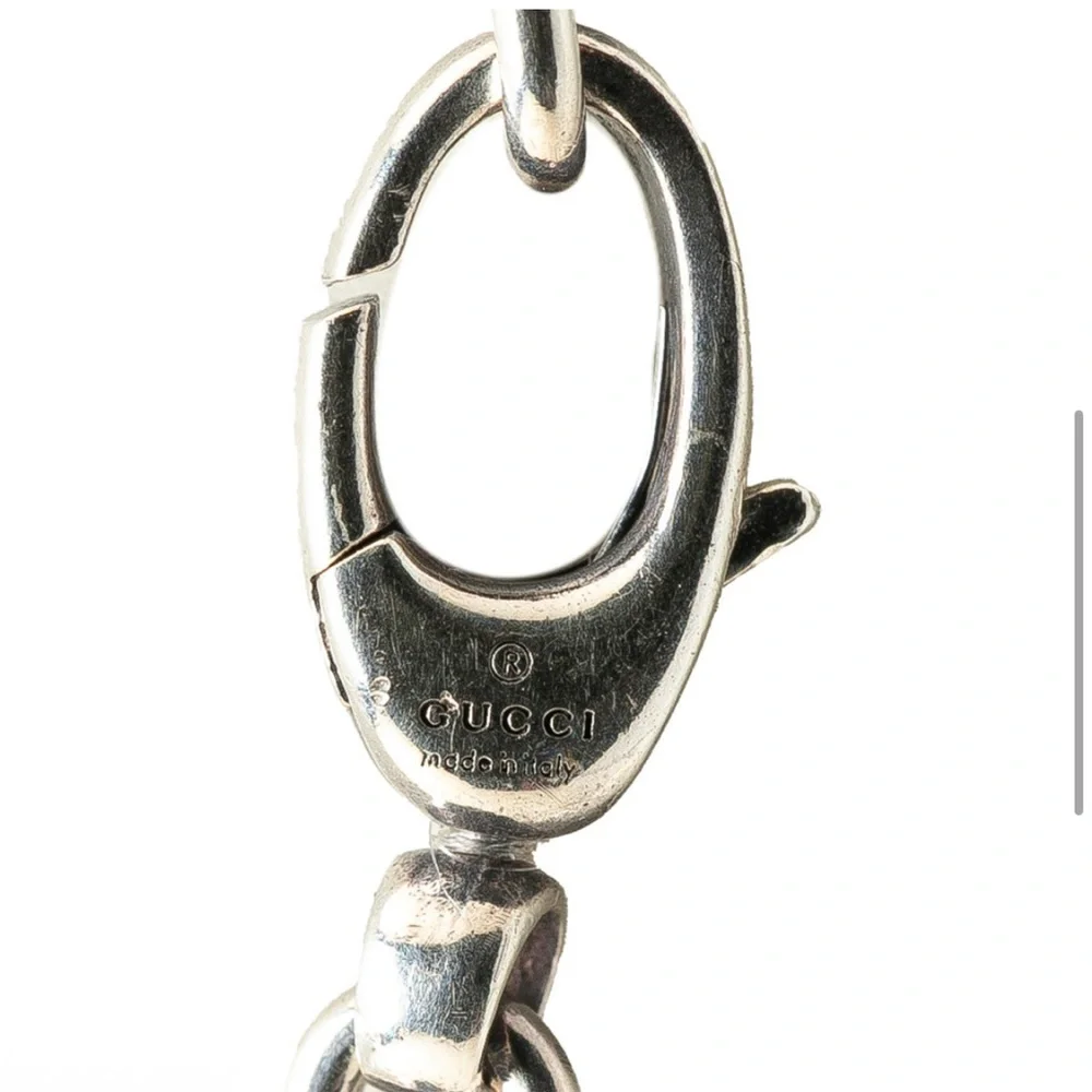 Gucci 925 Silver Heart Pendant Necklace - Picture 4 of 9